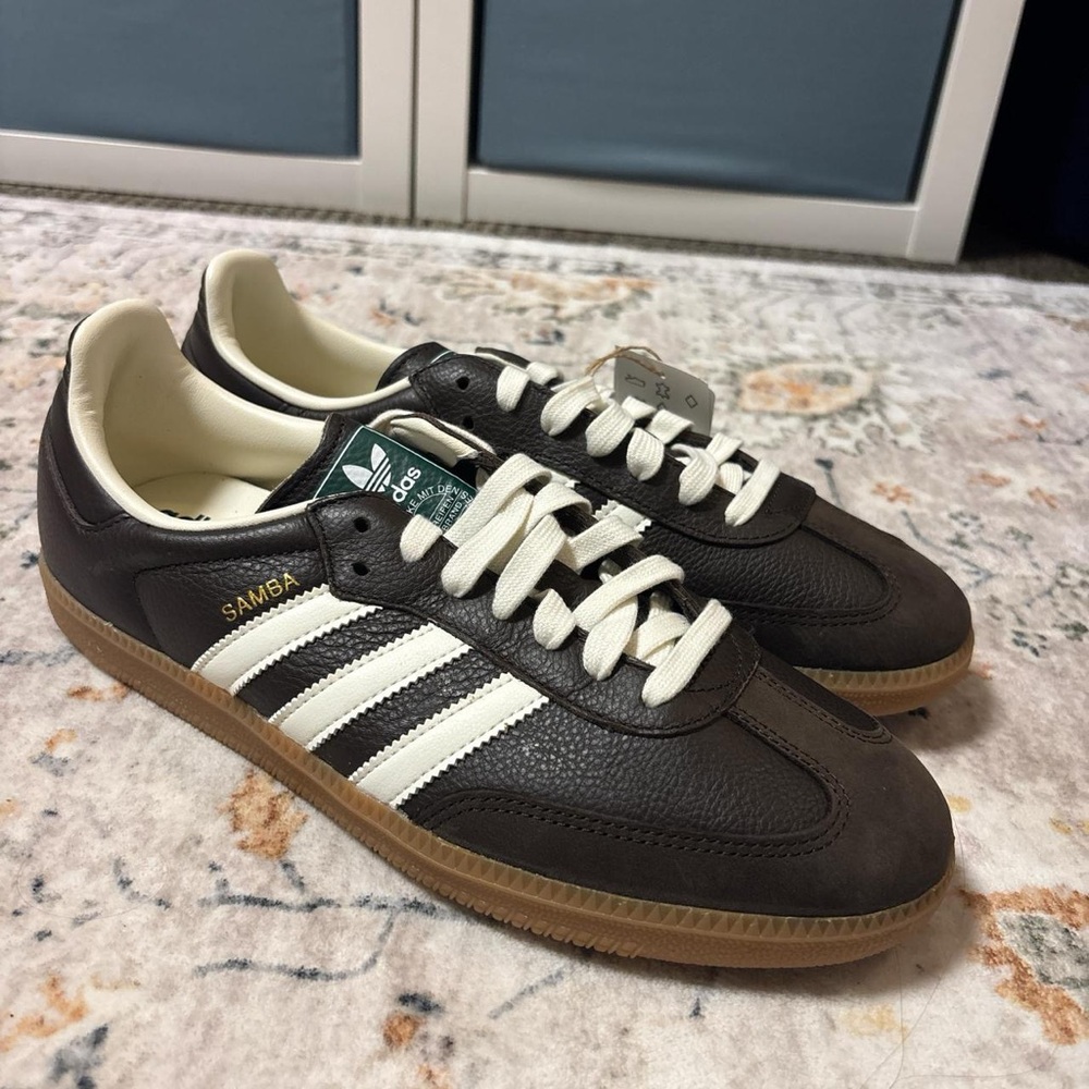 Adidas Cream and Brown Casual Shoes
